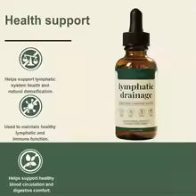Lymphatic Drainage Drops Natural Herbal Lymph Support Liquid for Body Swelling Relief and Toxin Elimination 59ml 1/2/3pcs